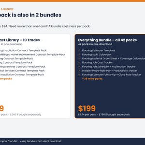 The Landscaping & Hardscape Contract Template Pack is also included in the Contract Library and the Everything Bundle – save with a bundle.