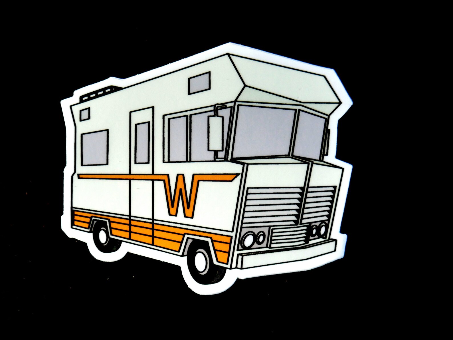 A Sticker set of 5 My design of a Vintage Winnebago RV Camper Etsy