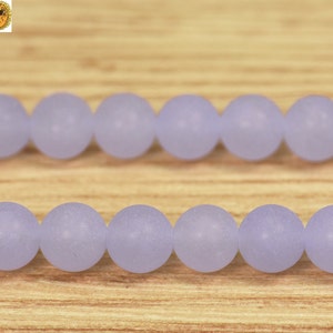 Malaysia Jade,15 inch full strand Light Purple malaysia jade matte round beads,frosted beads 6mm 8mm for Choice