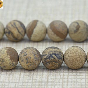 Picture Jasper,15 inch strand Picture Jasper matte round beads,frosted beads,6mm 8mm 10mm 12mm 14mm forChoice