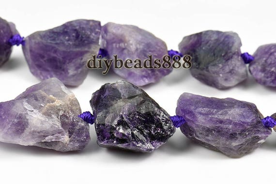 raw cut amethyst