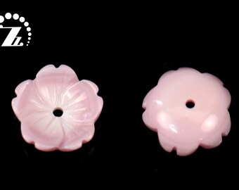 Pink Shell,10 pcs natural Queen Conch Pink Shell carved flower bead,button bead,Pink MOP beads,Conch Shell beads,sea shell bead 8mm 10mm