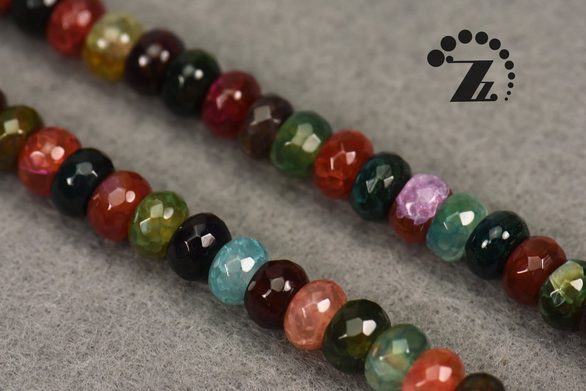 UK Semi Precious and Gemstone Beads Deep Red Faceted Glass Beads