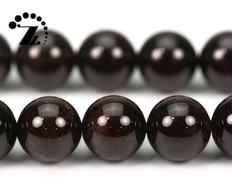 Red garnet beads,Smooth Round beads, Grade AB,wine red Garnet round beads,6mm,8mm,10mm for Choice,15 inch full strand