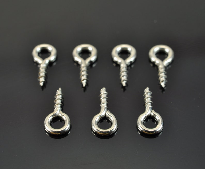 Metal Screw Eye Pins 8 Mm X Hoop 4 Mm12 Mm X Hoop 5 Mm for Etsy