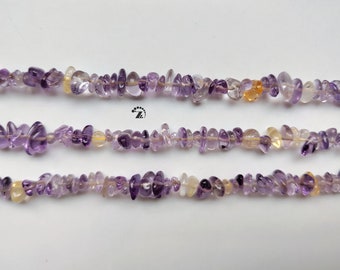 Ametrine Chips Beads,Crystal Quartz,Crystal Beads,6-10mm,15" full strand