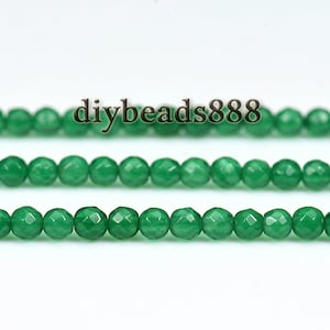 Green Agate,15 inch full strand natural Green Agate faceted round beads 2mm 3mm for Choice