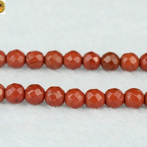 Jasper,15 inch full strand Red jasper faceted round beads 2mm 3mm for Choice