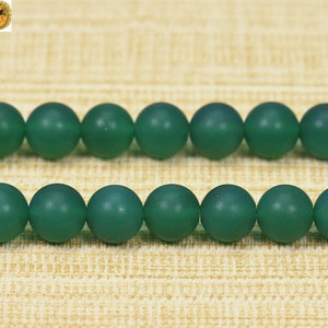 Green Agate,15 inch full strand Green Agate matte round beads 6mm 8mm & 10mm for Choice