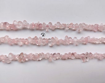 Rose Quartz chips beads,Crystal Quartz,Crystal beads,5-8mm,15" full strand