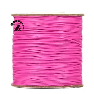 0.5mm Korean Waxed Cord,Waxed Polyester Cord,Braided Thread,jewelry making,For bracelets making,Craft Supplies,1 Roll,160 Meters