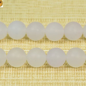 White agate,15 inch full  strand White agate matte round beads 6mm 8mm 10mm 12mm for Choice