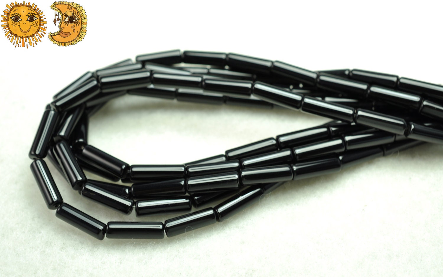 Qualty Black Onyx Smooth Round Beads - Natural Onyx Gemsotne Beads