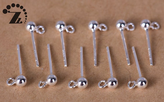 Orecchini A Perno Sfera 8Mm Lucidi In Argento 925 Rodio, Donna - Foto 10