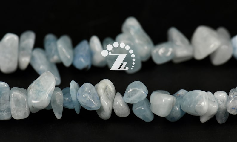 Aquamarine chip beads,irregular nugget beads,Blue Aquamarine,polished beads,diy,gemstone,natural,5-8mm,15 full strand