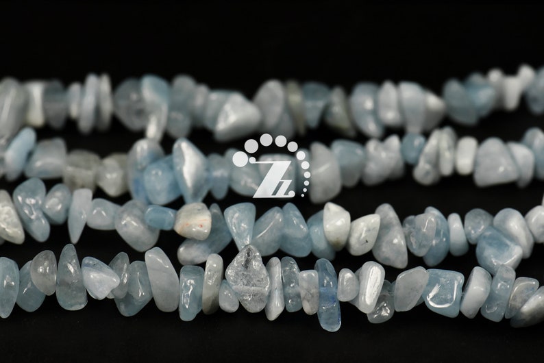 Aquamarine chip beads,irregular nugget beads,Blue Aquamarine,polished beads,diy,gemstone,natural,5-8mm,15 full strand