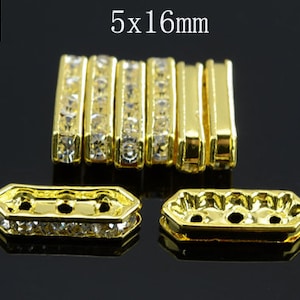 3 holes Rhinestone spacer bead,oval bead,crystal bead,finding,jewelry finding,diy,bead,loose bead,wholesale,craft,clear,5x16mm,7x21mm