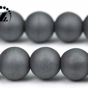Hematite,Grade AA Hematite matte round beads, beads,gemstone,4mm  6mm 8mm 10mm  12mm for Choice,15 inch full strand