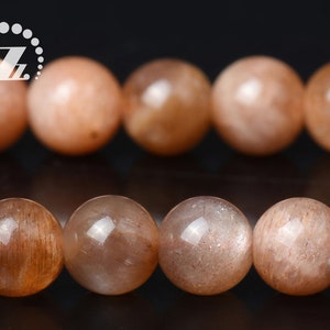 Orange Moonstone smooth round beads,Moonstone,gemstone,diy beads,jewelry making supplies,4mm,6mm,8mm,10mm,15" full strand