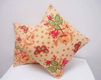 Vintage French Cushion Bedroom Lounge Cushion Cover Home Sofa Vintage Floral Cushion Square Cushion Small