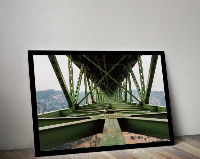 Featured listing image: Foresthill Bridge Auburn California Photography Print