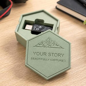 Photo USB Box with Custom Insert for Photographers