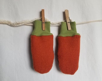 kids mittens, TODDLER MITTEN, upcycled wool, felted, fleece lined, 2-4 years