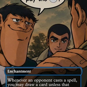 Rhystic Study (Meme) | Custom Proxy | Holo