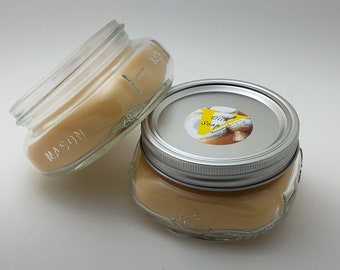 Solid Dish Soap in Reusable Mason Jar, Palm-Free