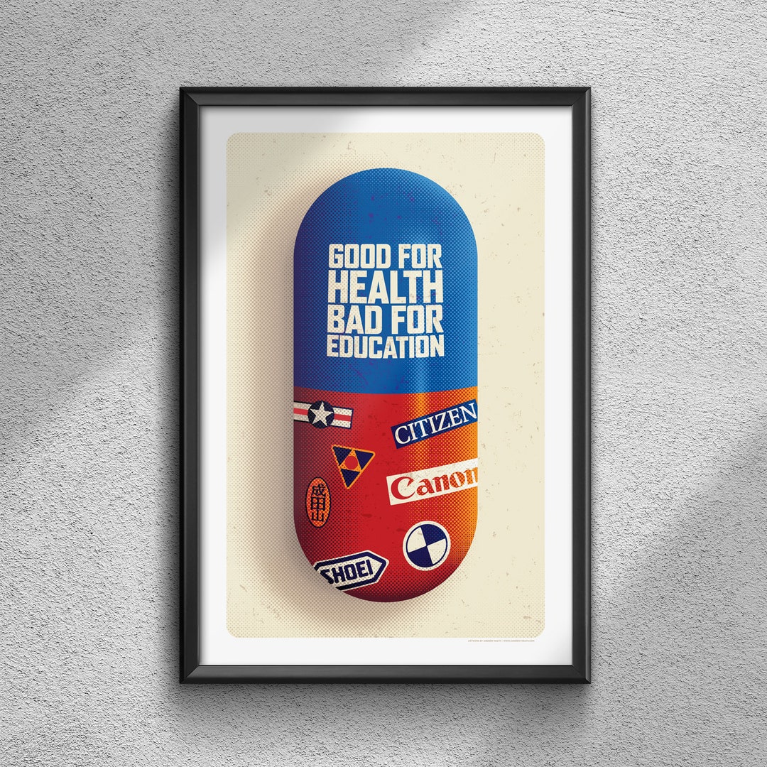 Bad for Education - Poster Art Print - Etsy