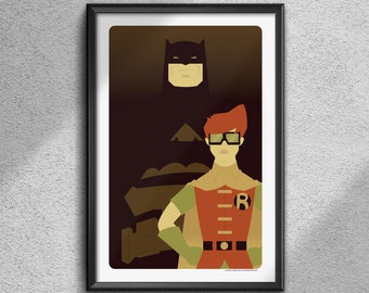 Old Man & The Soldier - Poster Art Print