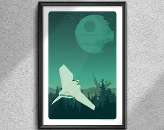 The Forest Moon - Poster Art Print