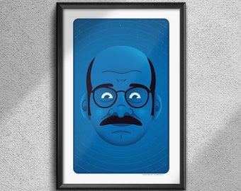 Blue Myself - Poster Art Print