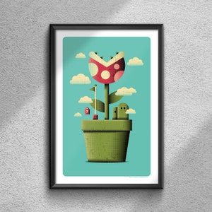 Potted Piranha - Poster Art Print