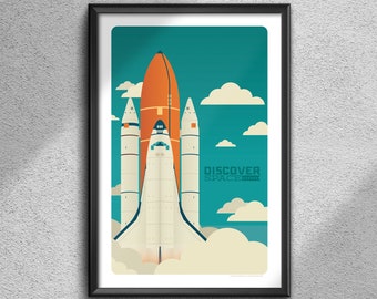 Discover Space - Poster Art Print