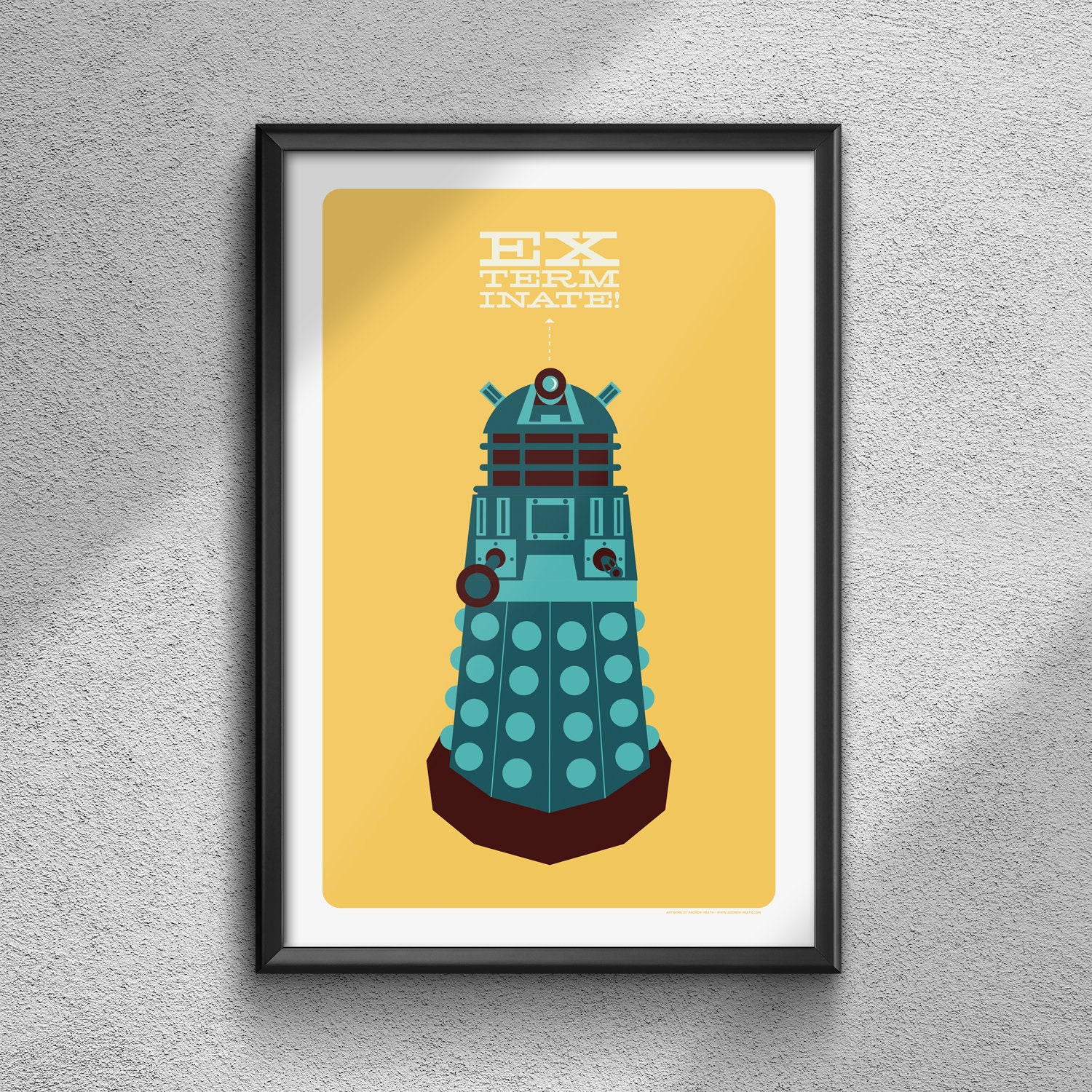 Exterminate - Poster Art Print - Etsy
