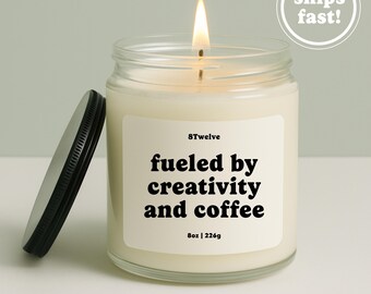 Marketing Candle for Content Creators Coffee Gift