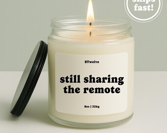 Anniversary Candle Funny Gift for Couples Remote