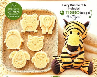 Kids | Oatmeal Animal Friends Soap Bars