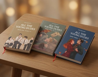 All The Young Dudes Book Set | Hardcover Fanfiction Inspired Trilogy