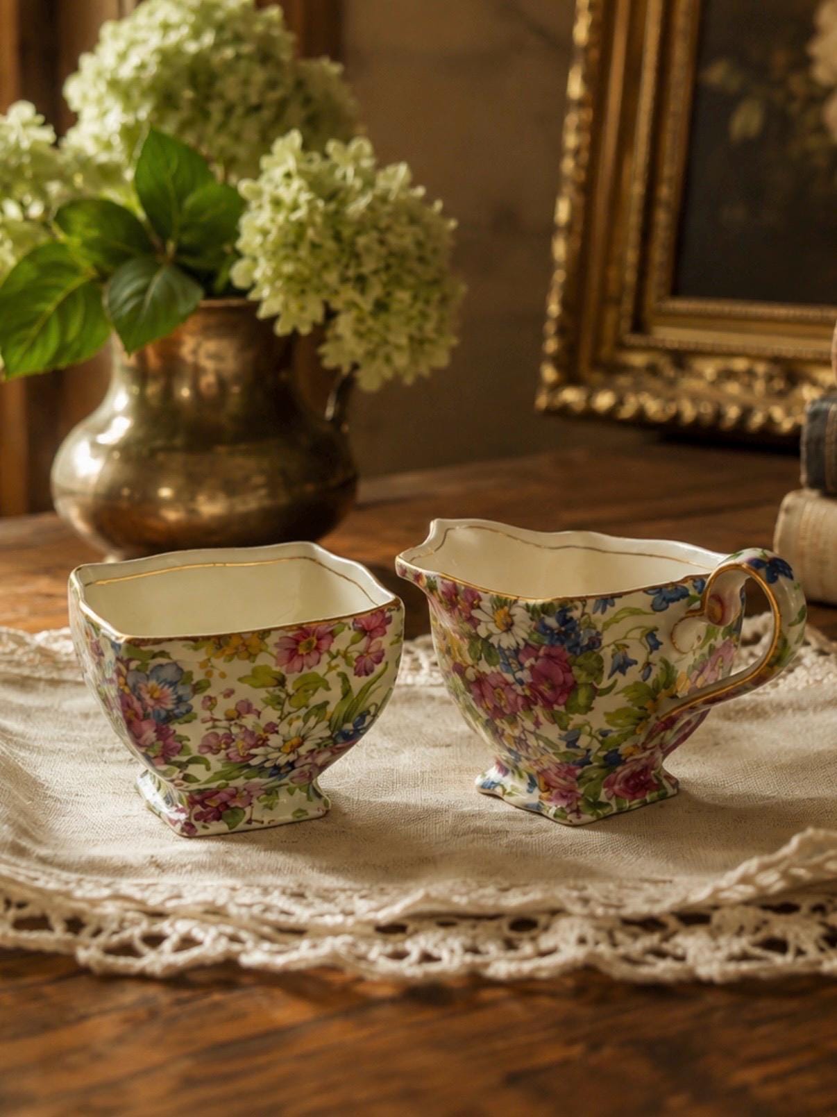 イギリス　ウィントンモーニングセット Royal Winton Breakfast Set - Etsy