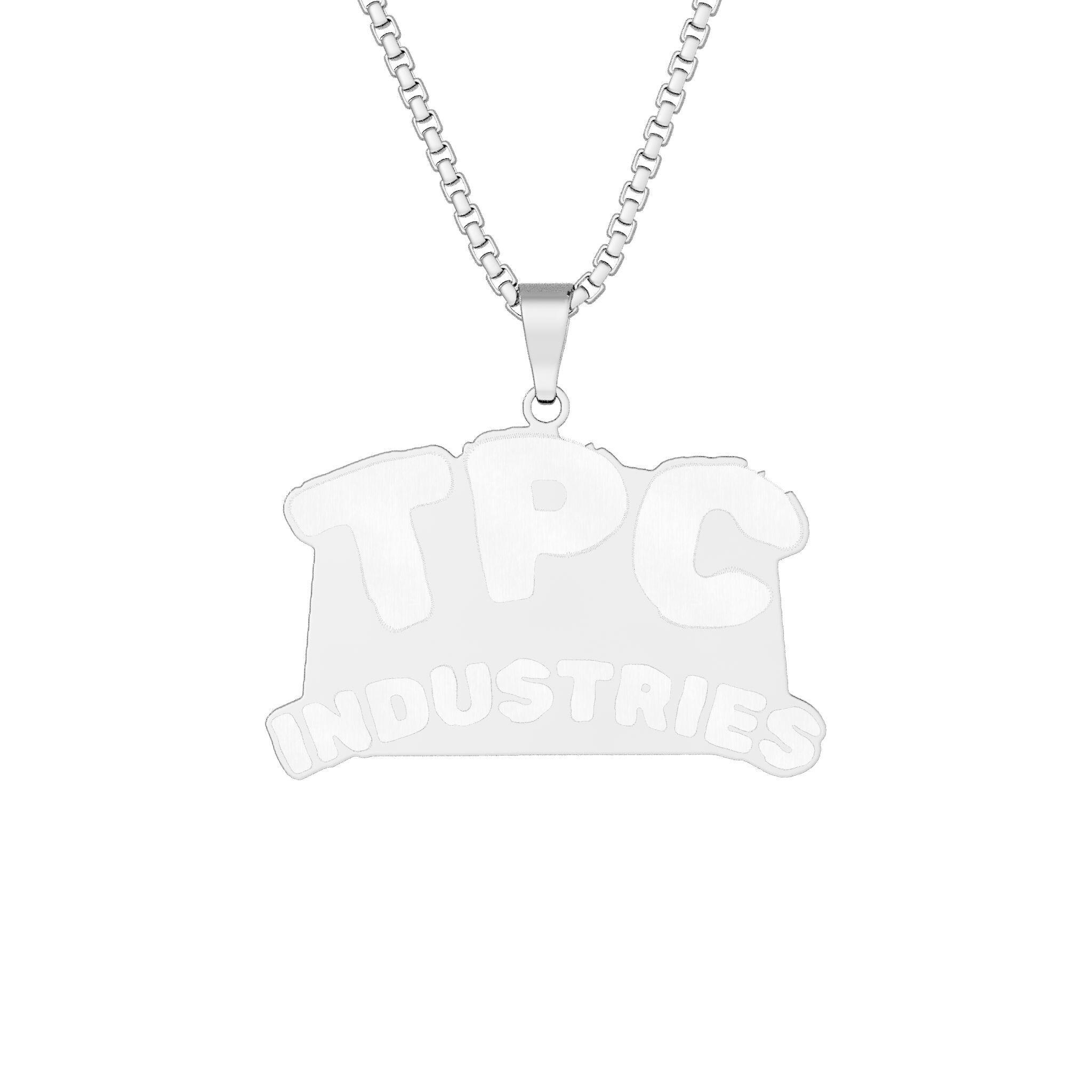 TPC Industries Logo Pendant Necklace