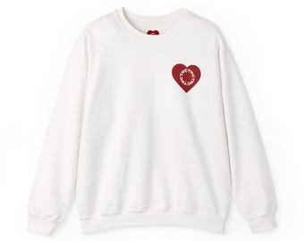 Das Print Collectors TPC Herz-Logo Sweatshirt mit Rundhalsausschnitt