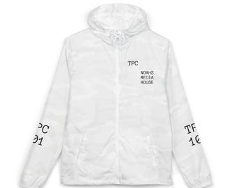 TPC X Noahs Media House Limited Run Windjacke - Weißes Camouflage-Schichtstück