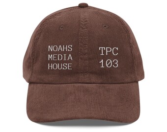 Cordmütze – Noahs Media House TPC #103 im Vintage-Design