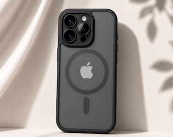 Matowe, półprzezroczyste, magnetyczne etui na iPhone'a: Luksusowa bezprzewodowa ładowarka Magsafe