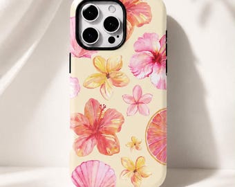 Etui MagSafe na iPhone'a Floral: Odporne na wstrząsy, dwuwarstwowa ochrona, luksusowy design
