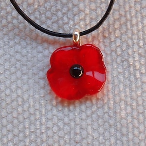 Poppy small pendant in glass