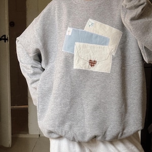 ¡Tienes correo! Sudadera de cuello redondo grande
