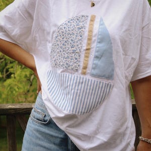 Anpassad lapptäcke-t-shirt bild 5